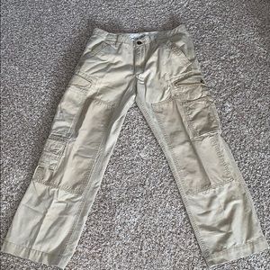Khaki Eddie Bauer Cargo Pants